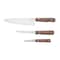 Chicago Cutlery Chicago Cutlery Walnut Tradition Stainless Steel Knife Set 3 pc B42 - alternate 2